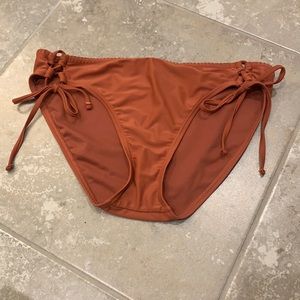 Burnt Orange Bikini Bottoms: Size XL